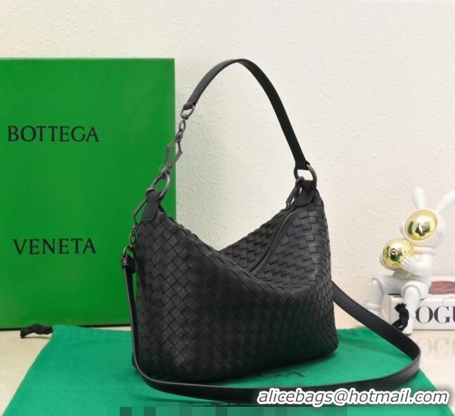 Buy Cheap Bottega Veneta Classic Top Handle Bag in Intrecciato Leather BV9842 Black 2024