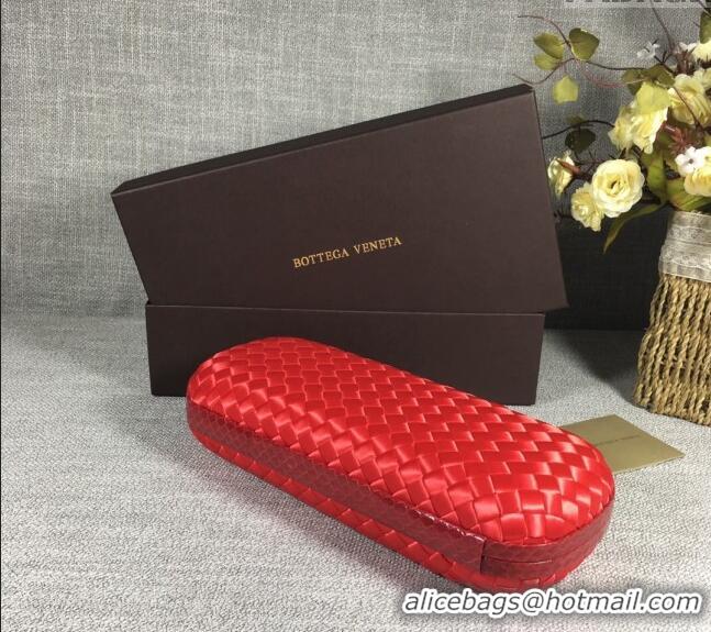 Well Crafted Bottega Veneta Satin Knot Long Clutch BV8651 Red 2024