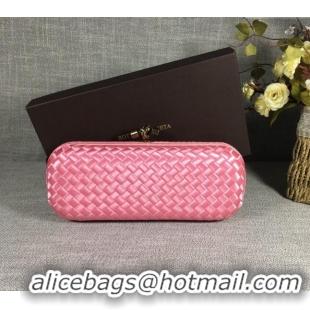 Promotional Bottega Veneta Satin Knot Long Clutch BV8651 Pink 2024