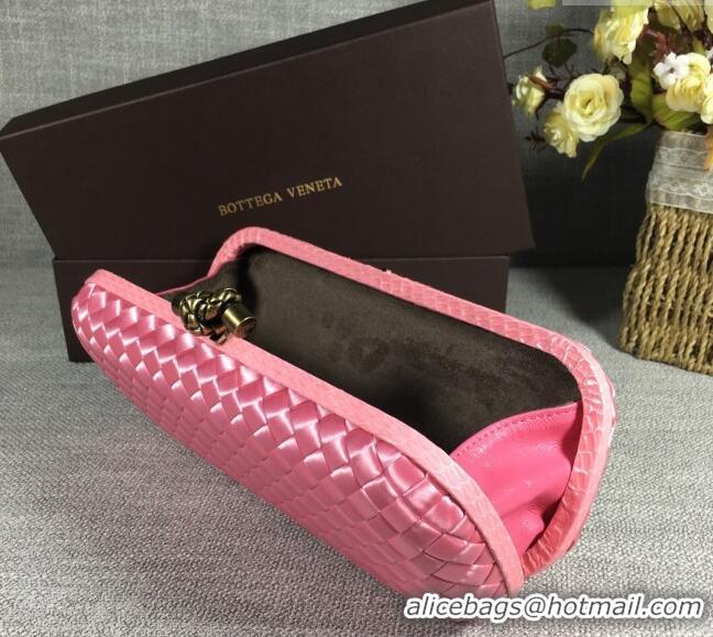 Promotional Bottega Veneta Satin Knot Long Clutch BV8651 Pink 2024