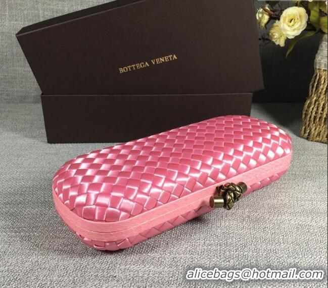 Promotional Bottega Veneta Satin Knot Long Clutch BV8651 Pink 2024