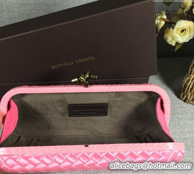 Promotional Bottega Veneta Satin Knot Long Clutch BV8651 Pink 2024