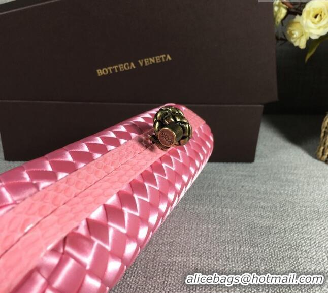 Promotional Bottega Veneta Satin Knot Long Clutch BV8651 Pink 2024