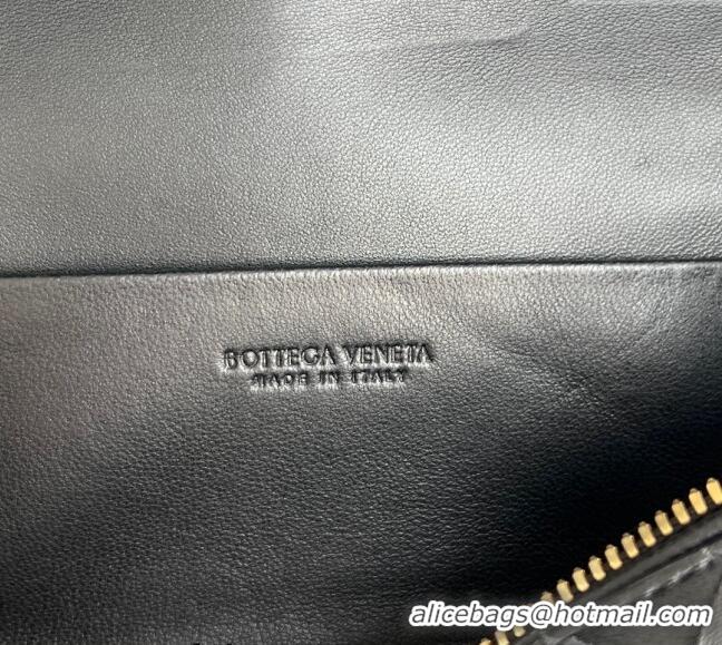 Super Quality Bottega Veneta Bang Bang Vanity Case in Intrecciato Leather 789109 Black 2024