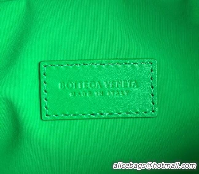 Promotional Bottega Veneta Men's Intrecciato Leather Travel Pouch 729295 Parakeet Green 2024