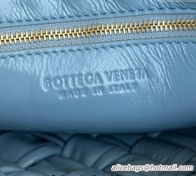 Grade Quality Bottega Veneta Kalimero Città Shoulder bag with Knot Ice 785797 Blue 2024