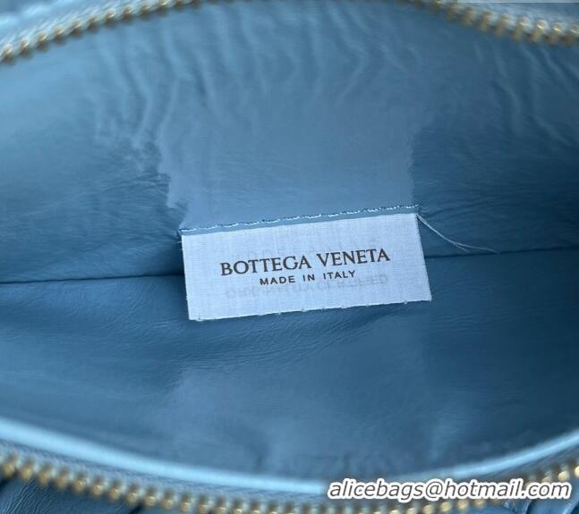 Grade Quality Bottega Veneta Kalimero Città Shoulder bag with Knot Ice 785797 Blue 2024