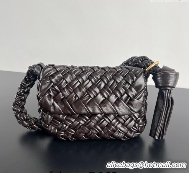 Top Grade Bottega Veneta Kalimero Città Shoulder bag with Knot 785797 Fondant Brown 2024