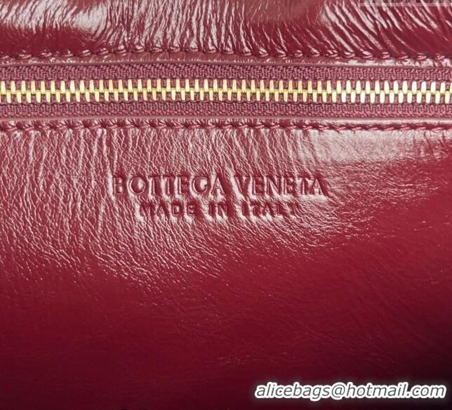 Top Design Bottega Veneta Kalimero Città Shoulder bag with Knot Barolo 785797 Red 2024