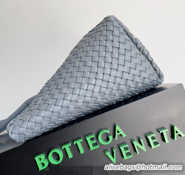 Promotional Bottega Veneta Large Cabat Tote Bag in Intreccio Leather 608811 Thunder Grey 2024