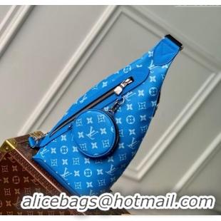 Reproduction Louis Vuitton Duo Slingbag in Monogram Canvas M31075 Blue 2024