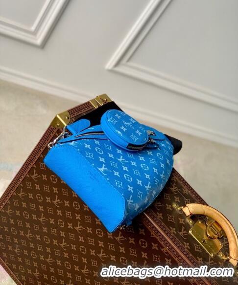 Reproduction Louis Vuitton Duo Slingbag in Monogram Canvas M31075 Blue 2024