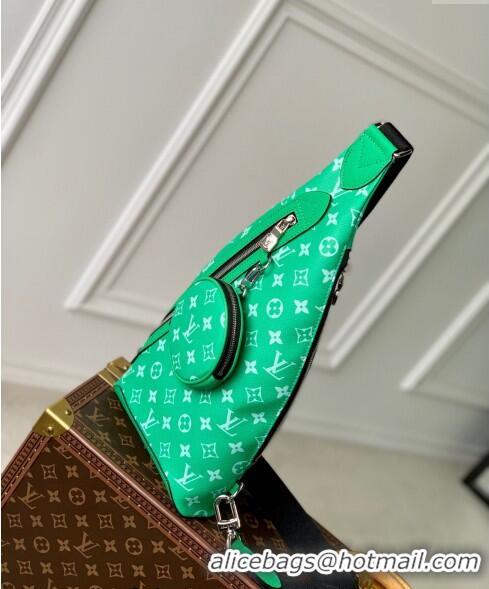 Original Cheap Louis Vuitton Duo Slingbag in Monogram Canvas M31075 Green 2024