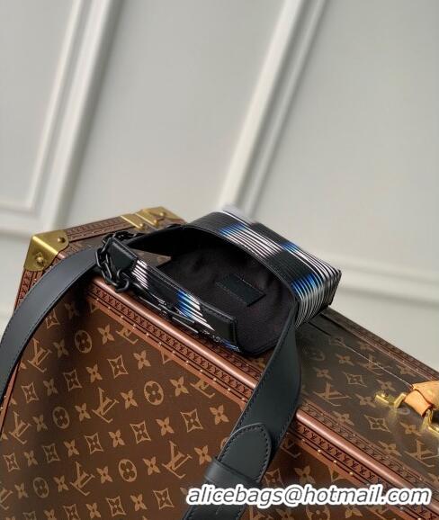 Discount Louis Vuitton Men's Micro Steamer Mini Bag Blue Moon Damier Rush Epi XL Leather M82817 2024