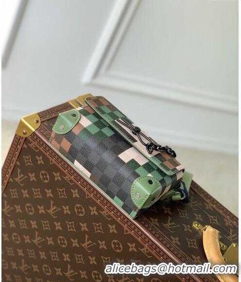 Market Sells Louis Vuitton Men's Steamer Wearable Wallet Mini Bag in Green Damoflage Canvas M83172 2024