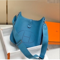 Market Sells Hermes Evelyne Bag 29cm in Togo Leather H7056 Denim Blue 2023