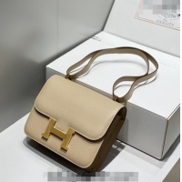 Top Quality Hermes Classic Constance Bag 23cm in Epsom Leather H3038 Coat Grey/Gold 2023