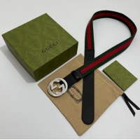 Top Quality Gucci Web Belt with G Buckle Width 40MM GUB0154