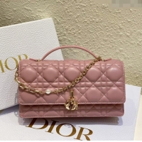 Cheap Design Dior My Dior Mini Bag in Cannage Lambskin 0980 Pink 2024