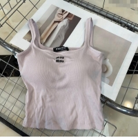 Famous Brand Miu Miu Vest 0509 Powder Pink 2024