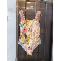 Top Quality Gucci Swimwear with Bloom Shoulder Strap 0509 Pink 2024