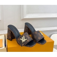 Stylish Louis Vuitton Shake Slide Sandals 9cm in Classic Monogram Canvas 426063