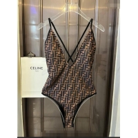 Super Quality Fendi Swimwear 050901 Brown/Black 2024