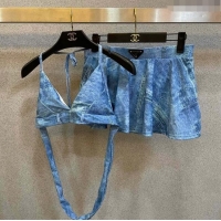 Traditional Discount Prada Swimwear 0509 Denim Blue 2024