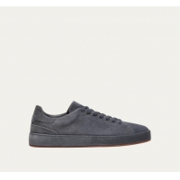 ​Buy Discount Loro Piana Mens Nuages Suede Low-Top Sneakers LP8412 Greyish Blue