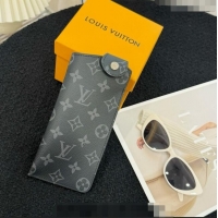 Grade Design Louis Vuitton Woody LV Glass Pouch 0513 Black Monogram Canvas 2024