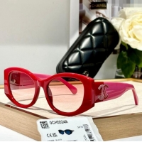 Modern Classic Chanel Sunglasses CH5524 Red 2024