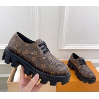 Best Product Louis Vuitton LV Checker Platform Derby Lace-ups in Monogram Canvas 426141