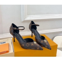 Popular Style Louis Vuitton Stellar Mary Janes Pumps 7cm in Monogram Canvas 426161