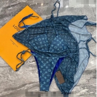 ​Unique Grade Louis Vuitton Swimwear 050903 Denim Blue 2024