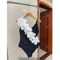 ​Super Quality Chanel Swimwear with 050990 White Bloom Black 2024