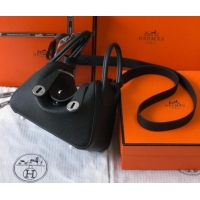 Reasonable Price Hermes Mini Lindy 21cm in Original Calf Leather H3043 Black