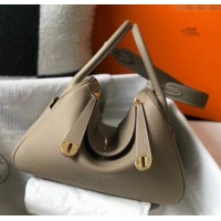 Low Price Hermes Lindy 30cm Bag In Togo Calfskin Leather H2903 Dove Gray