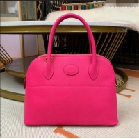 Good Looking Hermes Bolide 27 Bag in Original Epsom Leather H2601 Peach (Half Handmade)