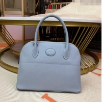 Buy Discount Hermes Bolide 27 Bag in Original Epsom Leather H2601 Linen Blue (Half Handmade)