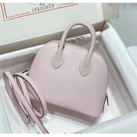 New Fashion Hermes Mini Bolide Bag 19cm in Evercolor Calf Leather H1031 Dreamy Purple