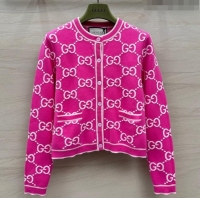 Reasonable Price Gucci GG Cardigan G051735 Pink 2024