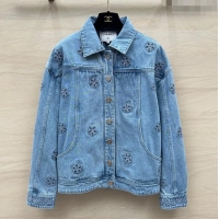 ​Top Grade Chanel Denim Jacket CH051720 Blue 2024