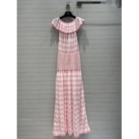 Traditional Specials Chanel Knit Long Dress CH051739 Pink 2024