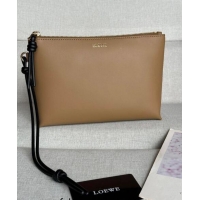 Buy Discount Loewe Knot T pouch in shiny nappa calfskin 3045 Light Brown 2024