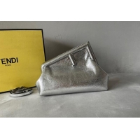 Reasonable Price Fendi First Small Leather Bag F0523 Silver 2024