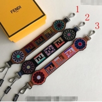 Grade Quality Fendi Strap You Canvas Shoulder Strap F3115 Multicolor 2024 (No Refund or Change)