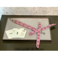 Good Taste Fendi Strap You Pink Bloom Shoulder Strap with Bow F3117 2024 (No Refund or Change)