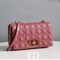 Best Price Dior Large Caro Chain Bag in Soft Cannage Calfskin CD2203 Pink 2024