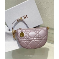 Top Grade Dior Callisto Moon Mini bag in Cannage Calfskin CD3040 Pink