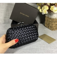 Pretty Style Bottega Veneta Satin Knot Mini Clutch BV8651 Black 2024